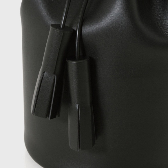 STEVEN ALAN Building Block Blk Leather Bucket Bag - Picture 2 of 3